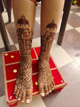 Mani mehandi art
