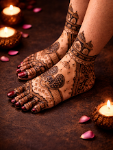 Disha's Mehendi