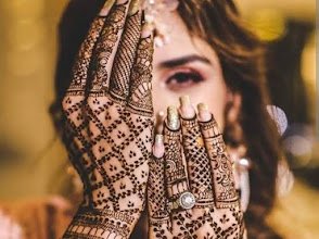 Mehendi art by shabana