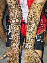 Classic mehandi art
