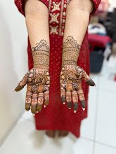 Mona's mehandi art