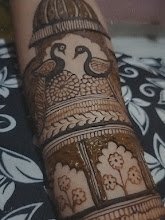 Himanshi's mehndi art